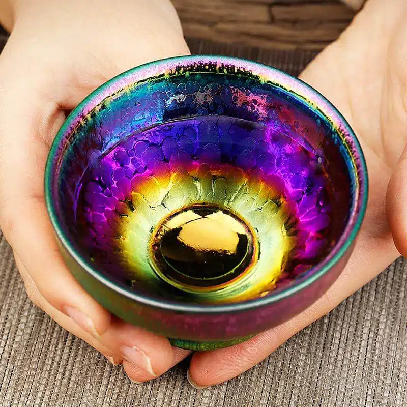 Colorful Demon Concubine Tenmoku TeaCup-8