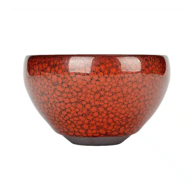 Orange Jian Zhan Tenmoku Tea Cup