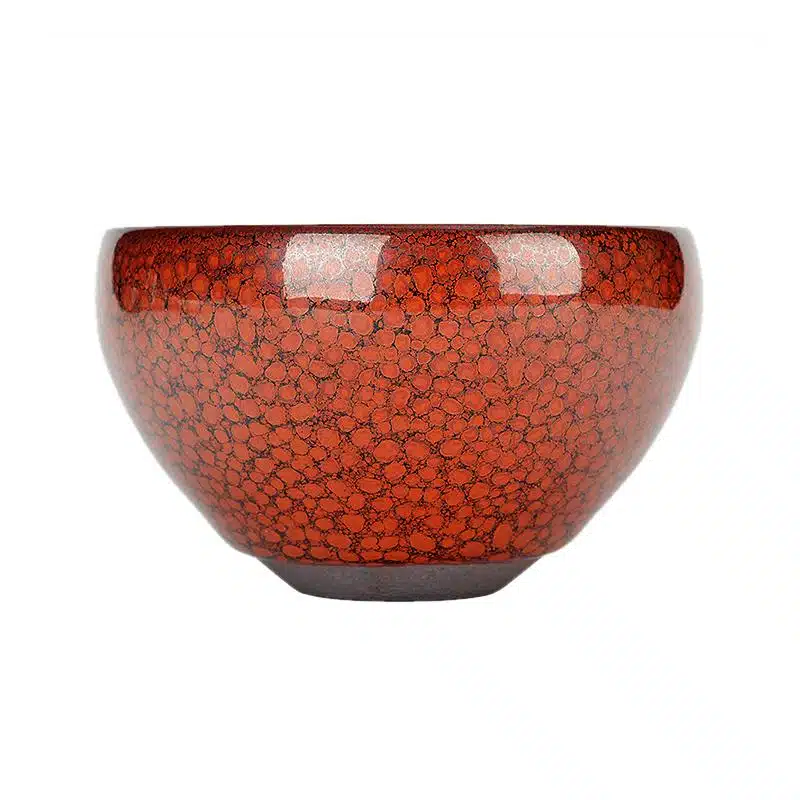 Orange Jian Zhan Tenmoku Tea Cup