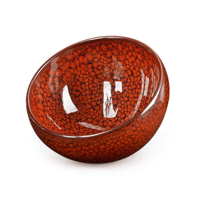 Orange Jian Zhan Tenmoku Tea Cup