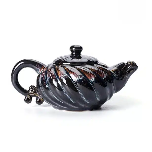 Palm Teapot JianZhan Tenmoku Teapot