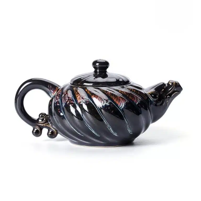 Palm Teapot JianZhan Tenmoku Teapot