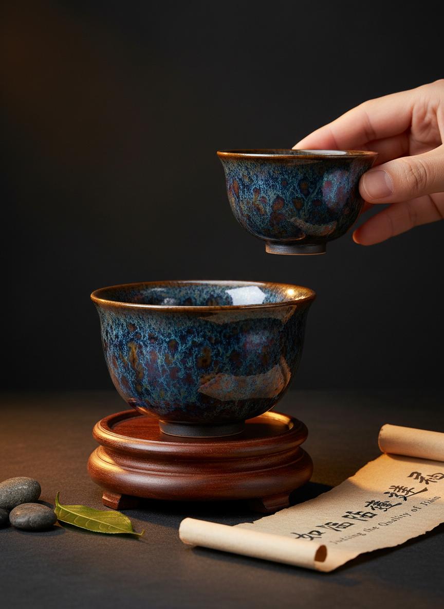 How to Judge the Quality of Jian zhan 4 tenmoku tea cup