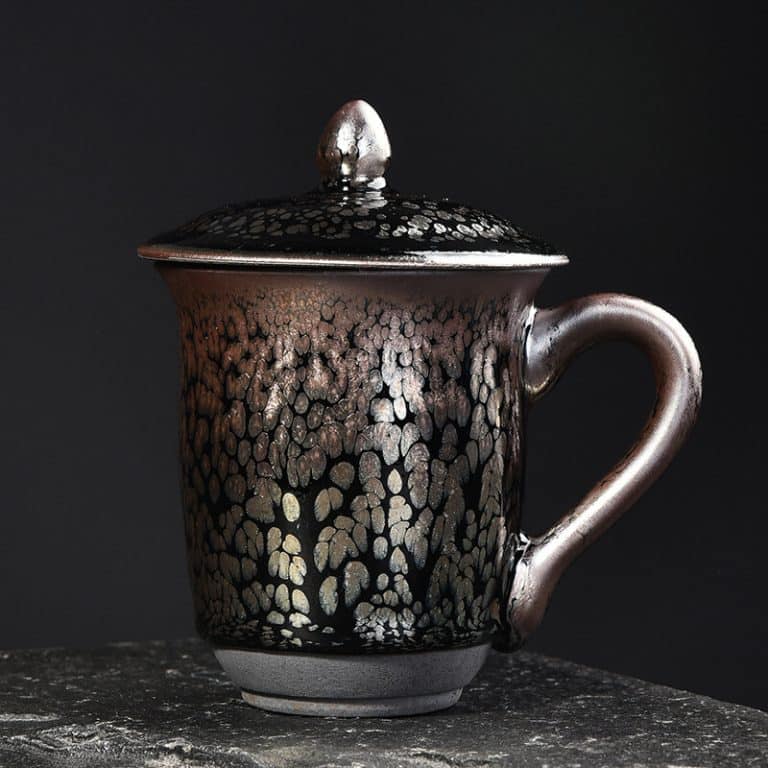 Eternal Flame Jian Zhan Tenmoku Coffee Cup