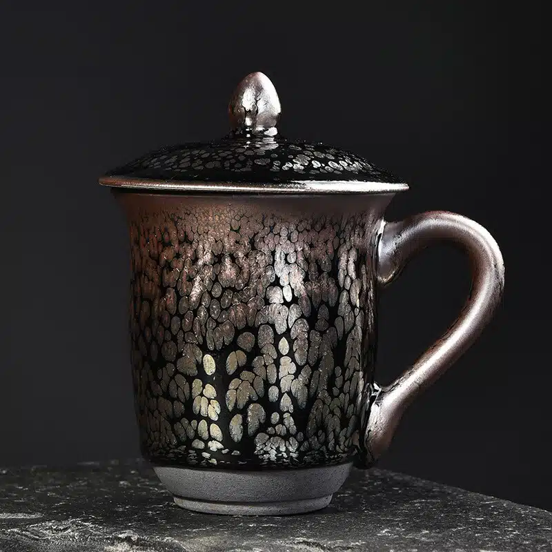Eternal Flame Jian Zhan Tenmoku Coffee Cup