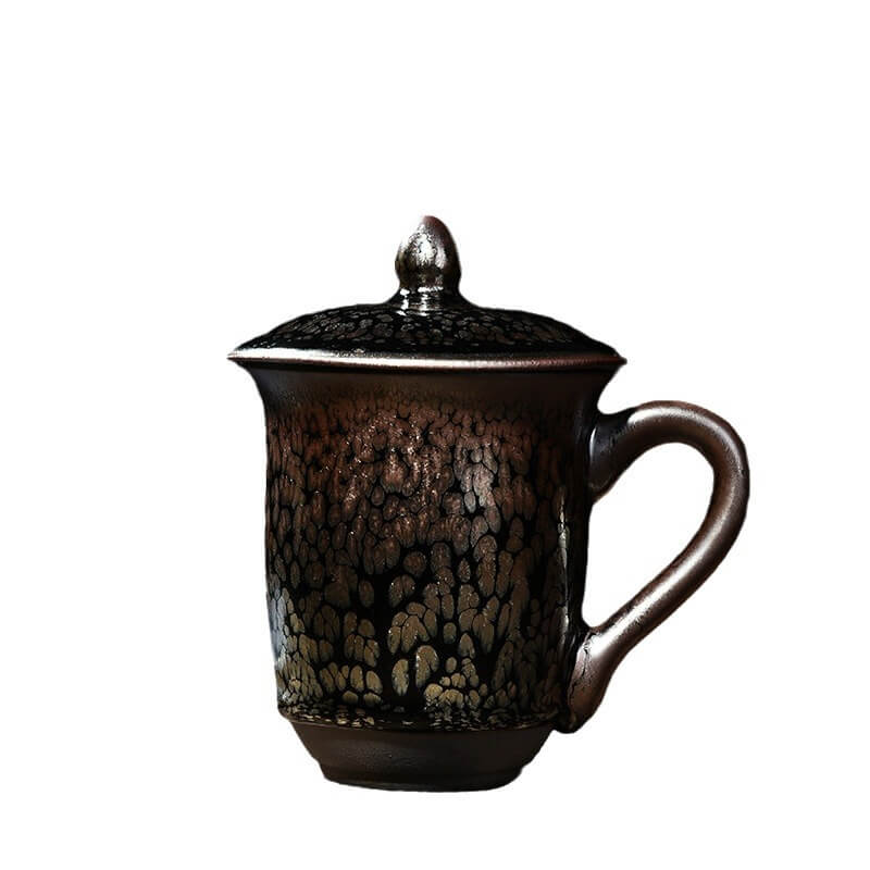 Eternal Flame Jian Zhan Tenmoku Coffee Cup
