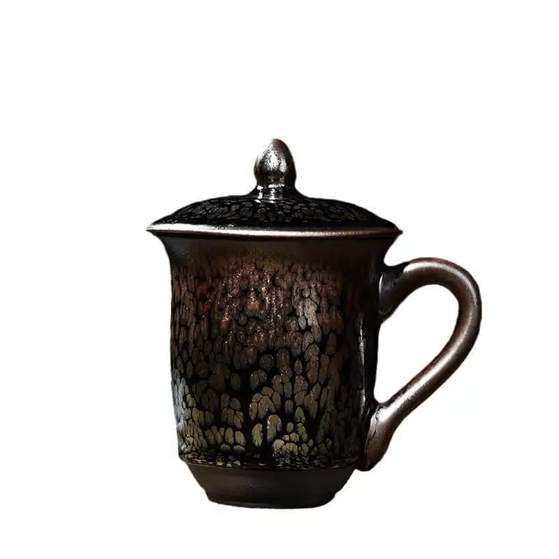 Eternal Flame Jian Zhan Tenmoku Coffee Cup