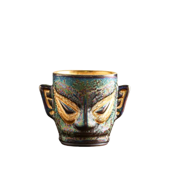 Mask Jian Zhan Tenmoku Tea Cup
