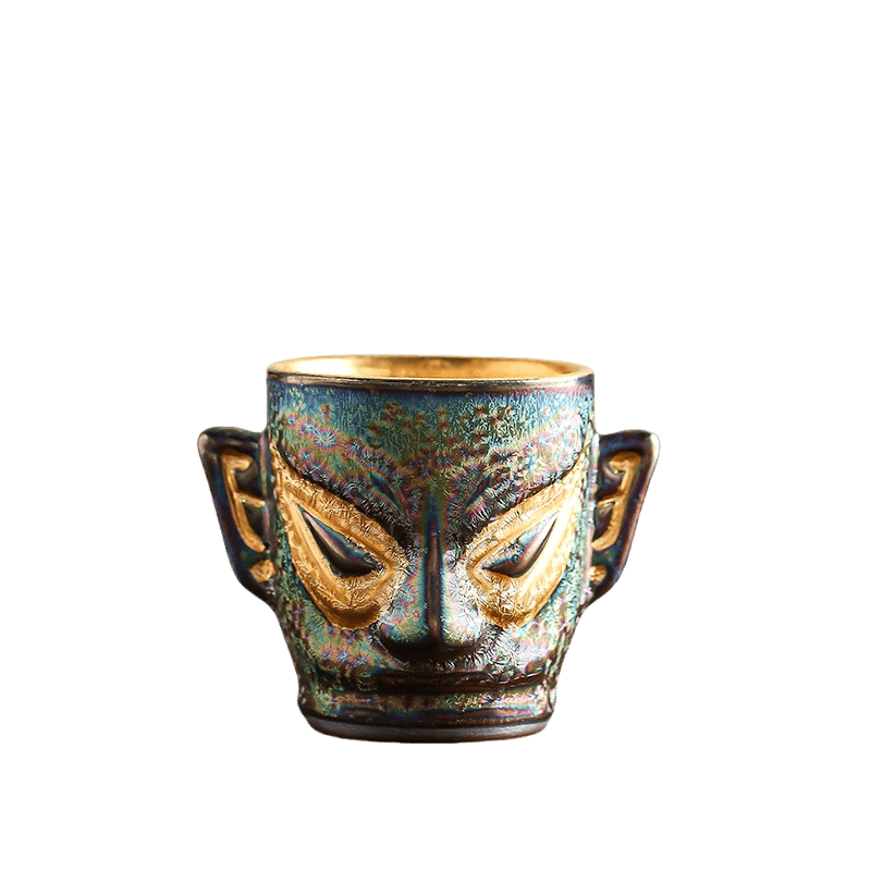 Mask Jian Zhan Tenmoku Tea Cup
