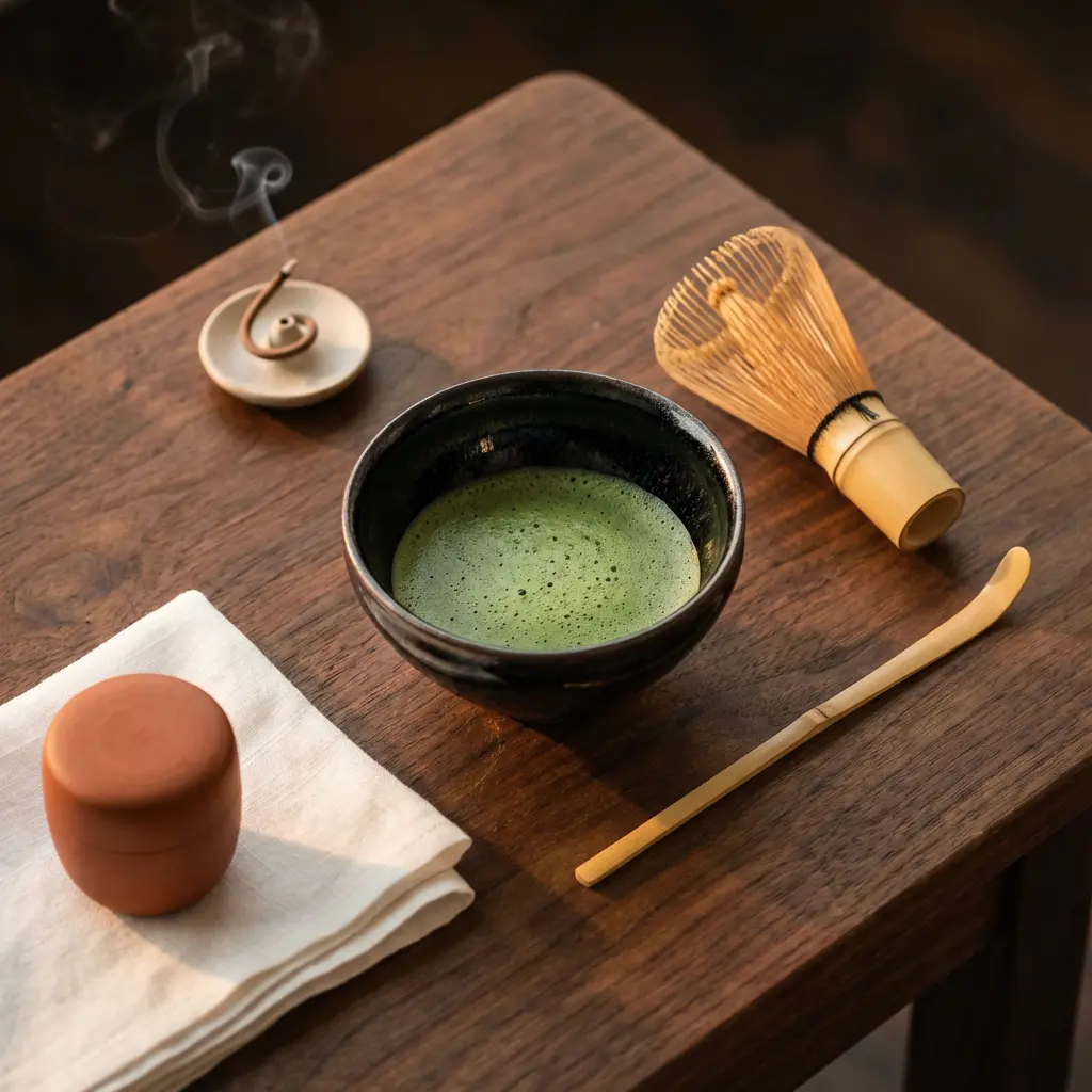 Traditional Tea Ceremony Tenmoku Matcha