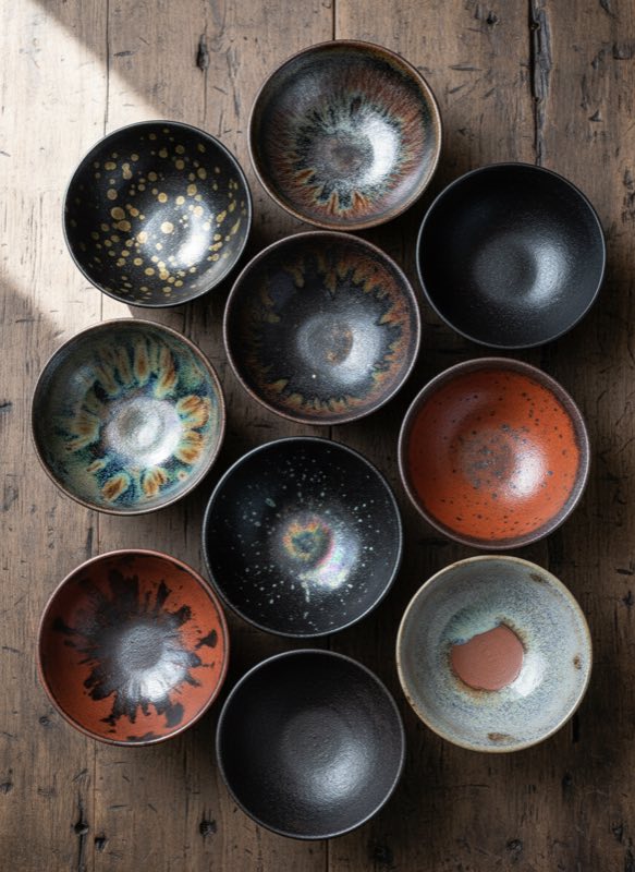 How to appreciate the various colors and patterns of oil-spot Jian zhan - image 3