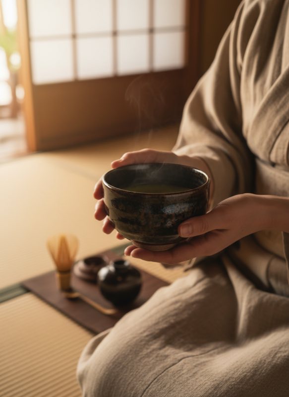 How to Hold a Tenmoku Tea Bowl Properly - image 2