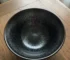 Traditional Pie Kou flared-rim Jian Zhan tea bowl featuring silver hare's fur glaze pattern, viewed from above showing the wide opening