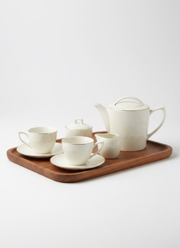 Luxury Black and Gold Tea Set for Elegant Tea Parties & Home Decor - image 1