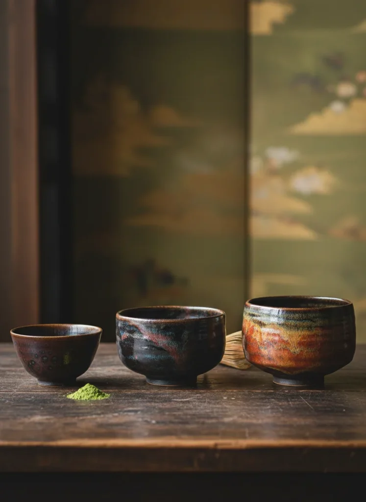 Matcha vs Loose Leaf Tea: Which is Better for You? 3 Tenmoku matcha bowl showing foam contrast