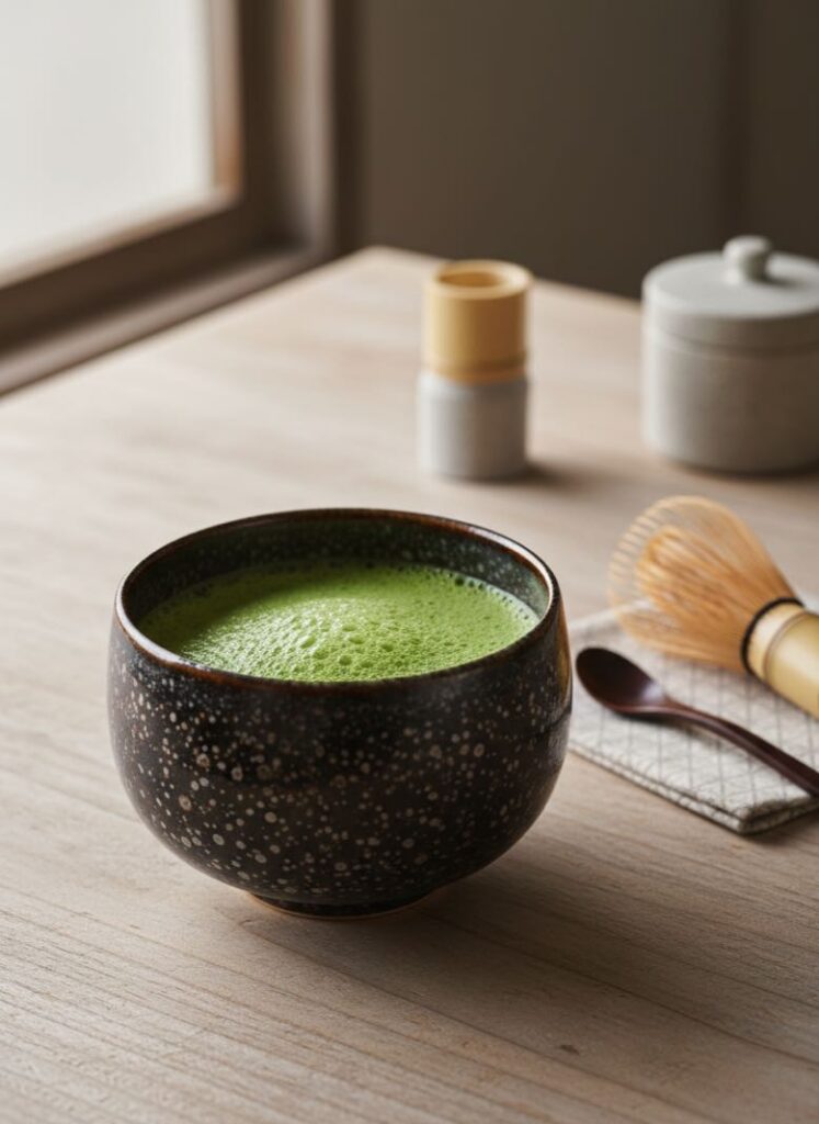 Tenmoku matcha bowl